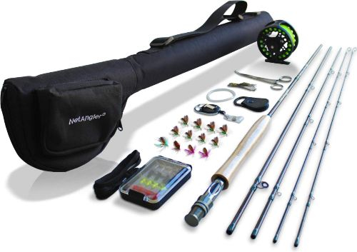 4 Piece NetAngler Fly Fishing Rod and Reel